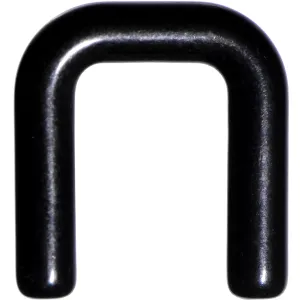 10 Gauge 1/2 Black Flexible Bioplast Square Septum Retainer