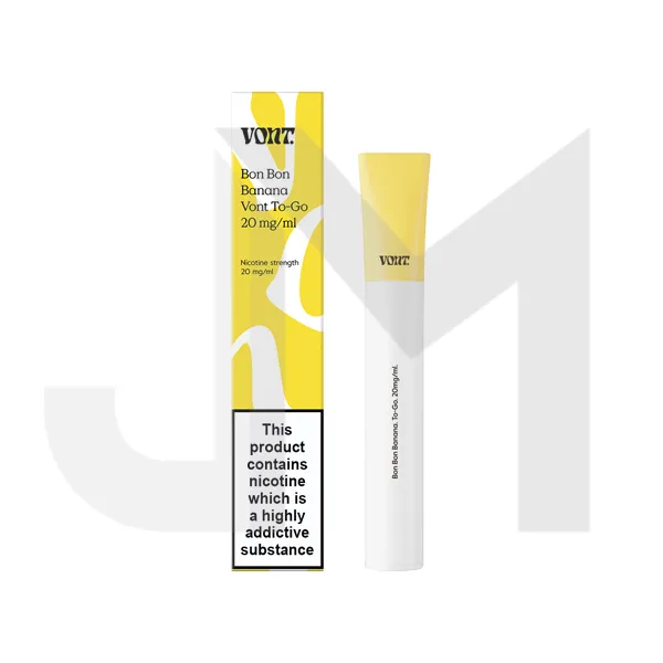 20mg Vont To-Go Disposable Vape Device 600 Puffs
