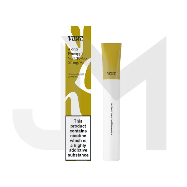 20mg Vont To-Go Disposable Vape Device 600 Puffs