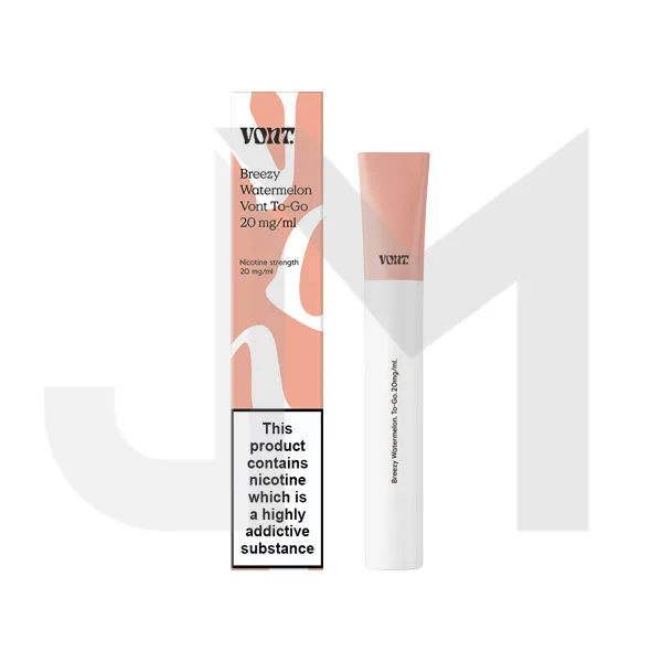 20mg Vont To-Go Disposable Vape Device 600 Puffs