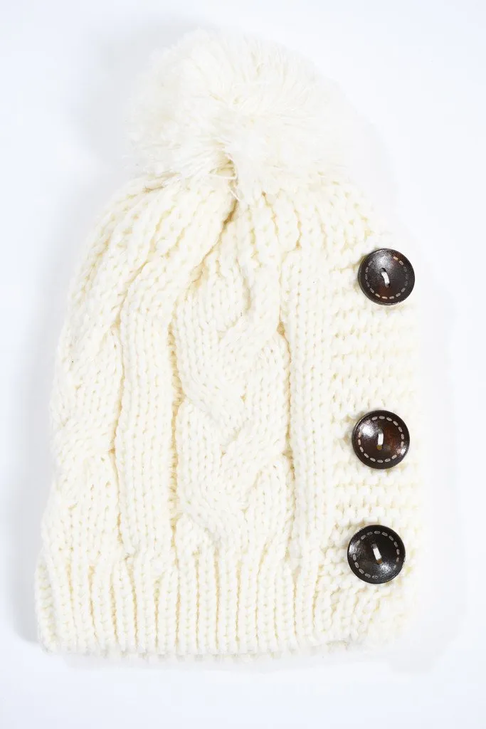 3 Button Beanies