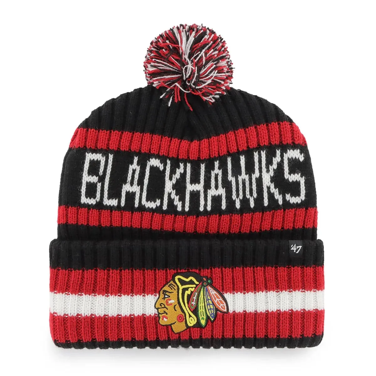 47 Brand NHL Bering Cuff Knit Toque - Chicago Blackhawks