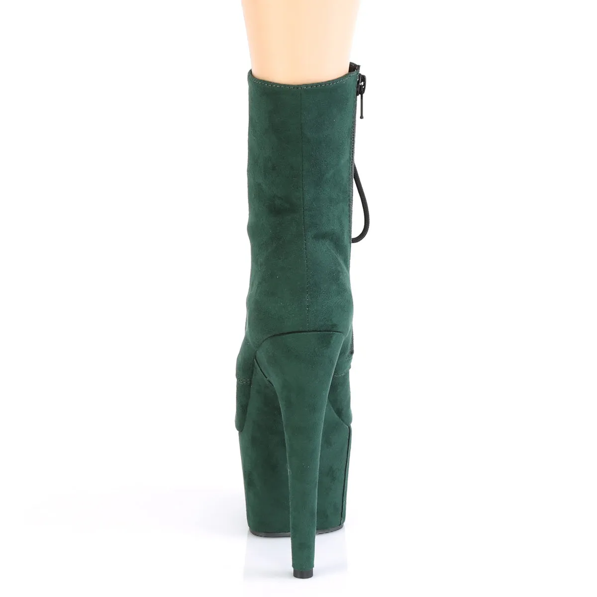 ADORE-1020FS  Emerald Green Faux Suede/Emerald Green
