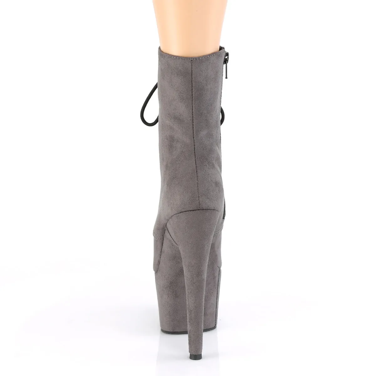 ADORE-1020FS  Grey Faux Suede/Grey Faux Suede