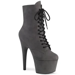 ADORE-1020FS  Grey Faux Suede/Grey Faux Suede