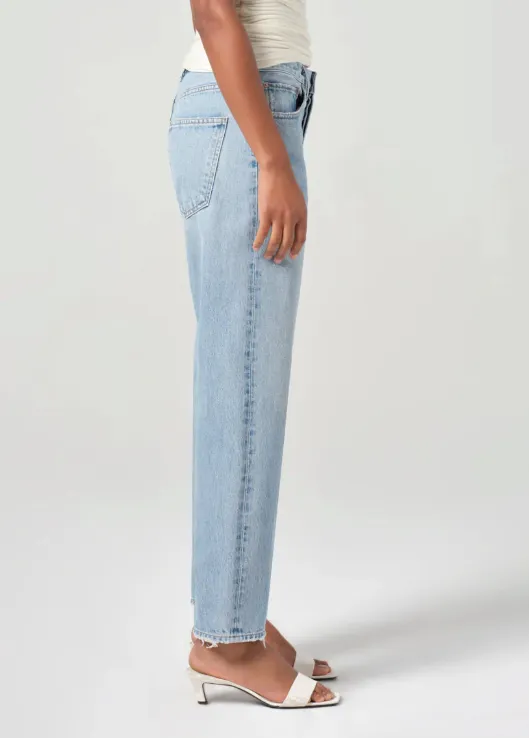 AGOLDE 90'S CROP MID RISE LOOSE STRAIGHT FORCE