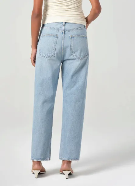 AGOLDE 90'S CROP MID RISE LOOSE STRAIGHT FORCE