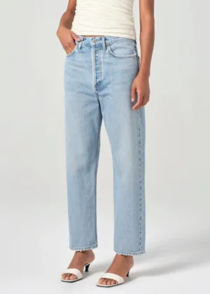 AGOLDE 90'S CROP MID RISE LOOSE STRAIGHT FORCE