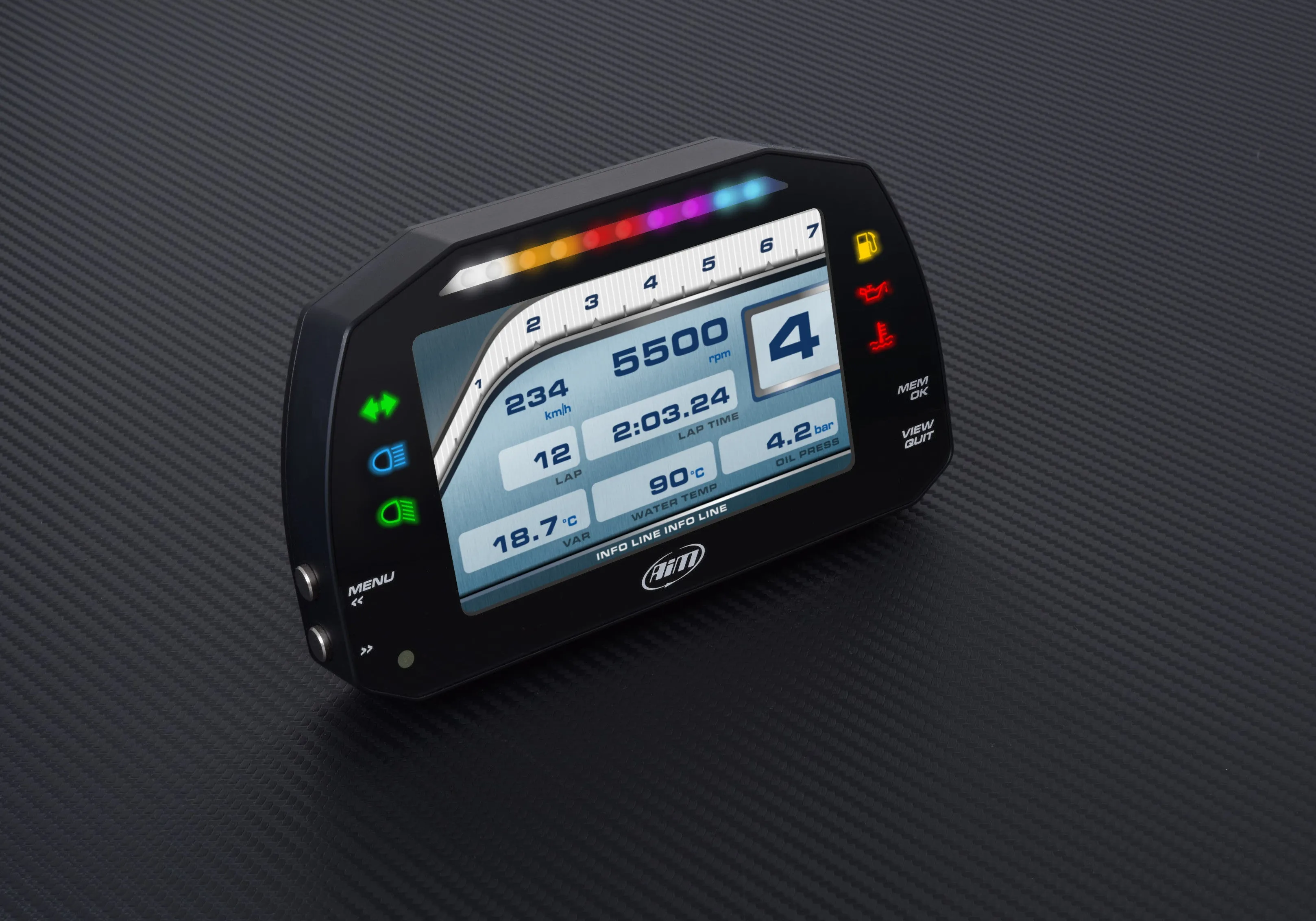 AIM MXG 1.2 Strada 7" Dash