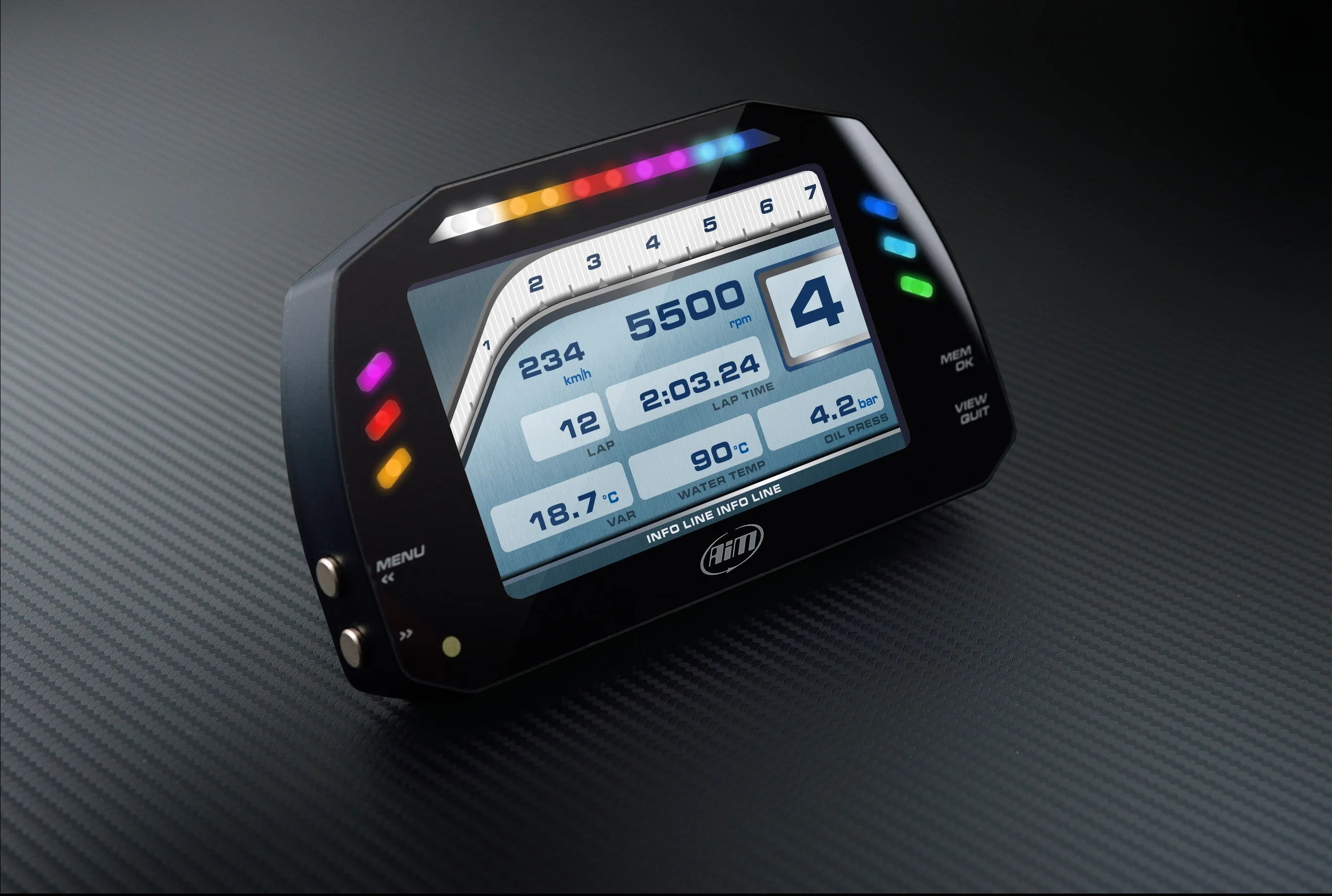 AIM MXG 1.2 Strada 7" Dash