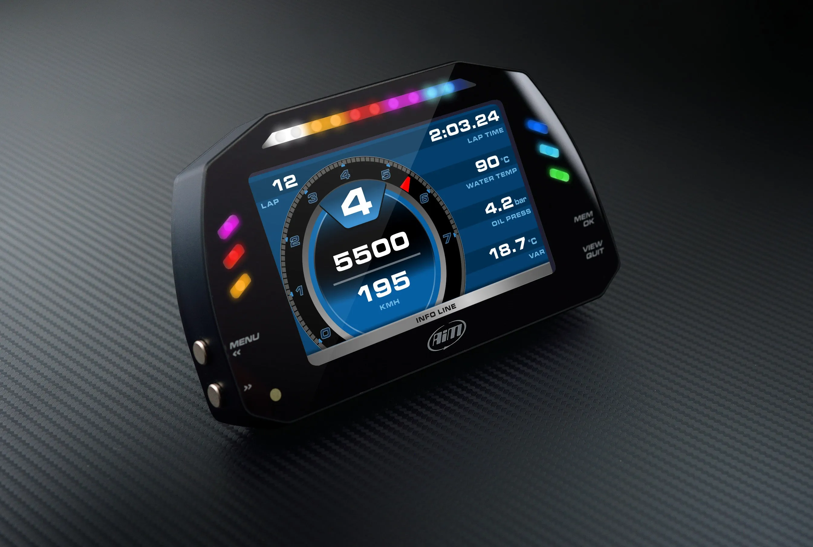 AIM MXS Compact Dashlogger