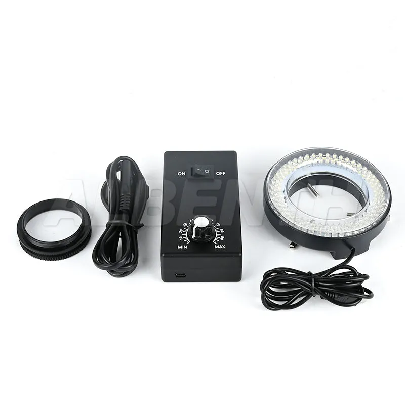 Albenth 144 LED Shadow free Microscope LED Ring Light with Intensity Control