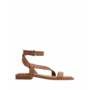 ALDO GRUGAR FLAT SANDALS - LIGHT BROWN
