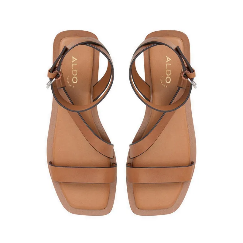 Aldo รุ่น Grugar รองเท้าแตะแบบสายคาดผู้หญิง - สี Light Brown