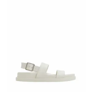 ALDO LAROISEAN FOOTBED SANDALS - WHITE/BONE