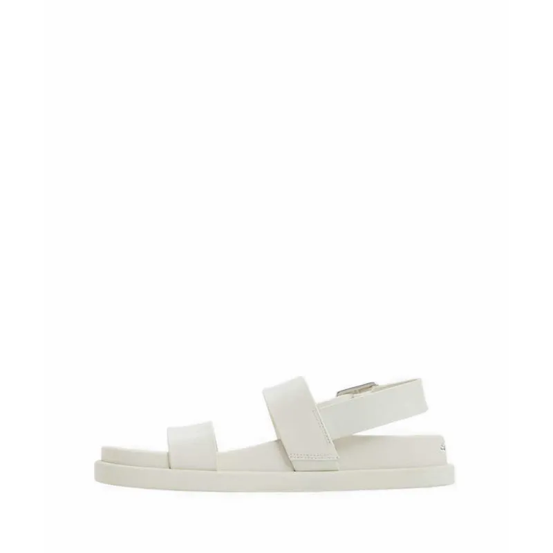 ALDO LAROISEAN FOOTBED SANDALS - WHITE/BONE