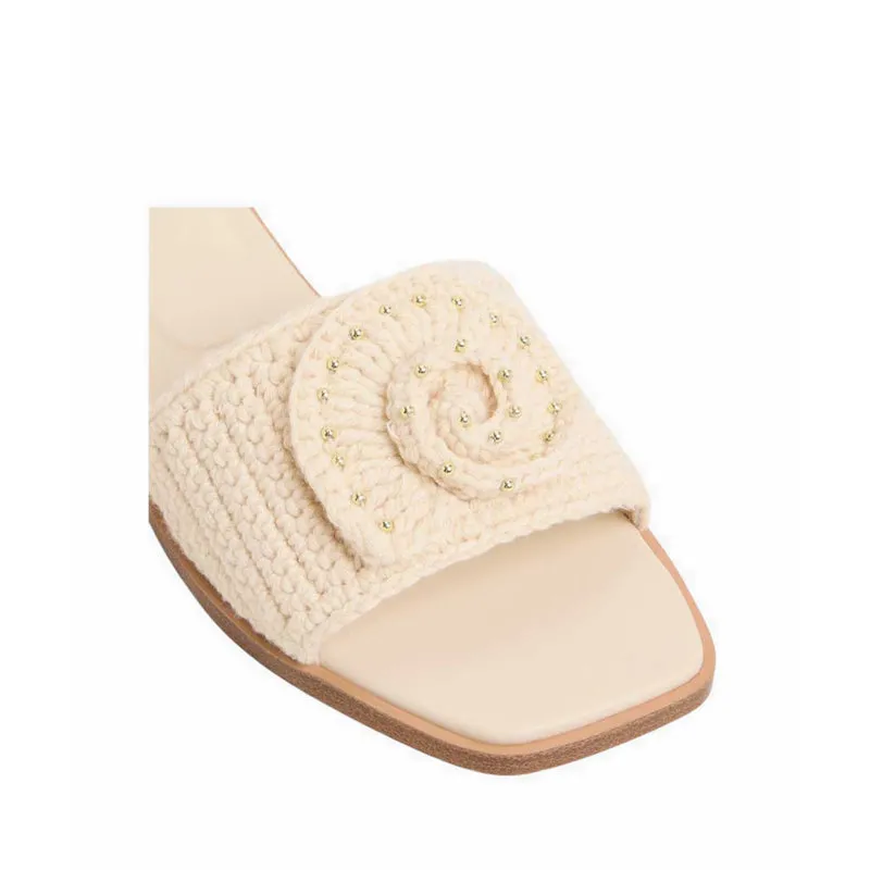 ALDO SABBIA FLAT SANDALS - LIGHT BEIGE