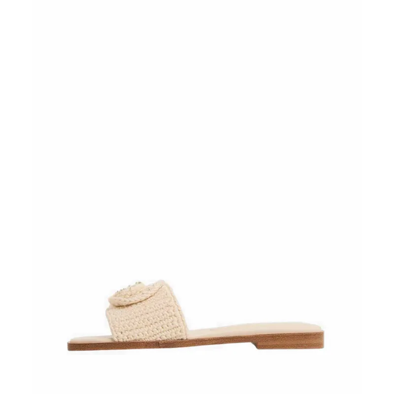 ALDO SABBIA FLAT SANDALS - LIGHT BEIGE