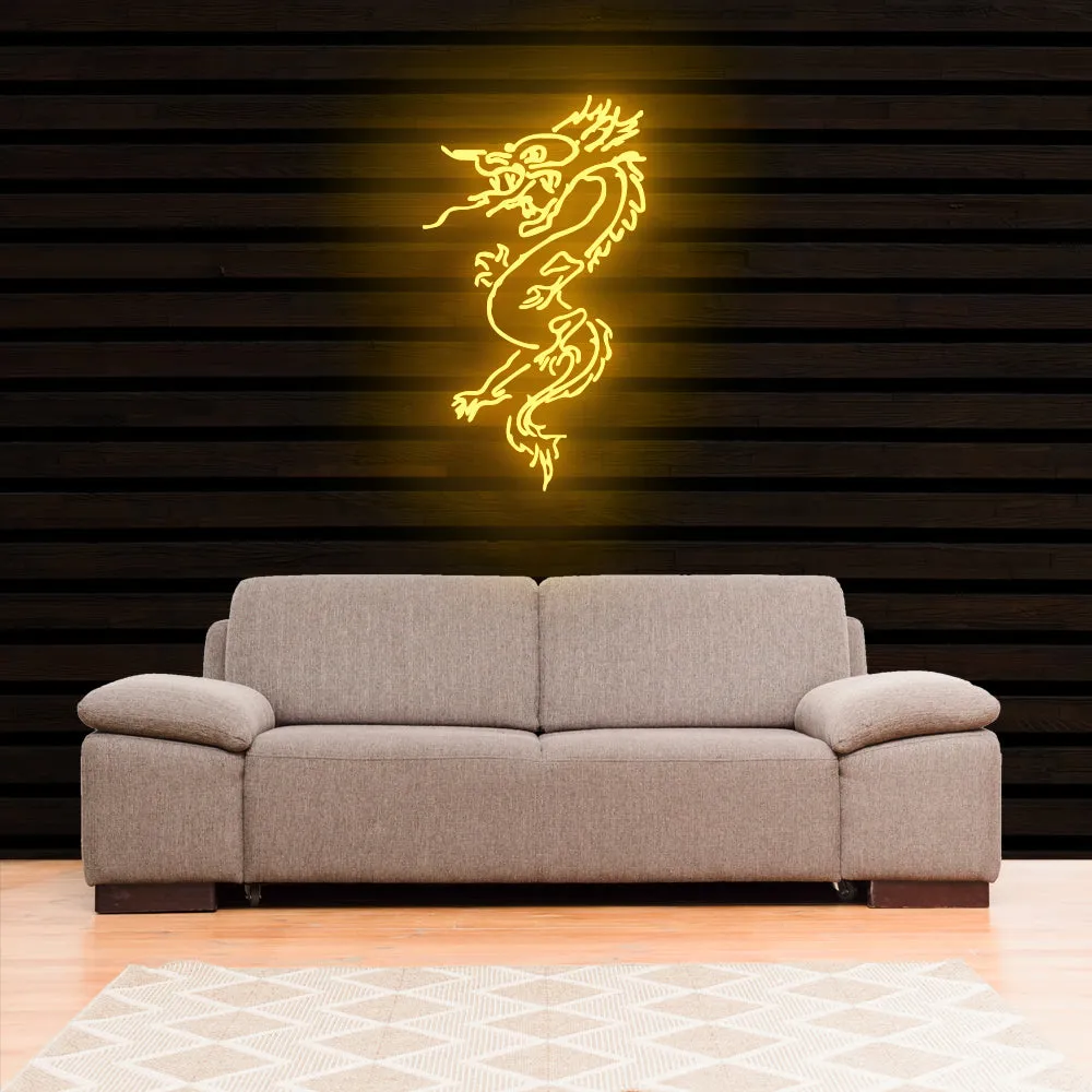 ANGRY DRAGON Neon Sign Light