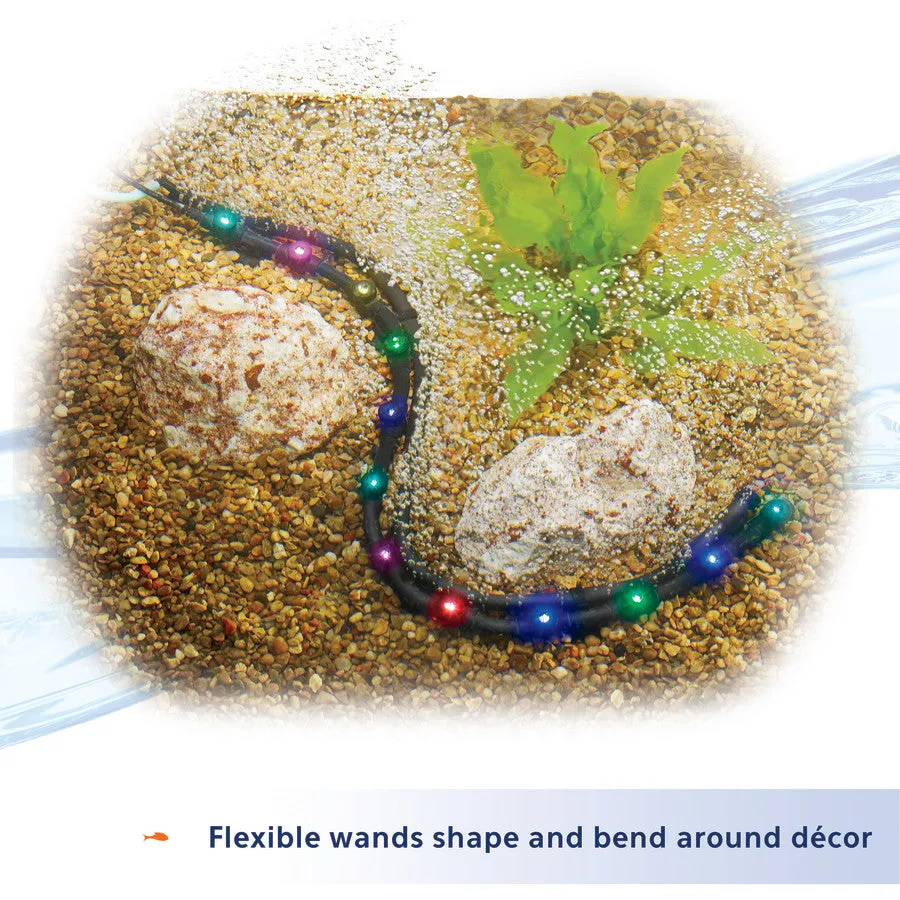 Aqueon Flexible LED Bubble Wand Multi Color, 1ea/14 in
