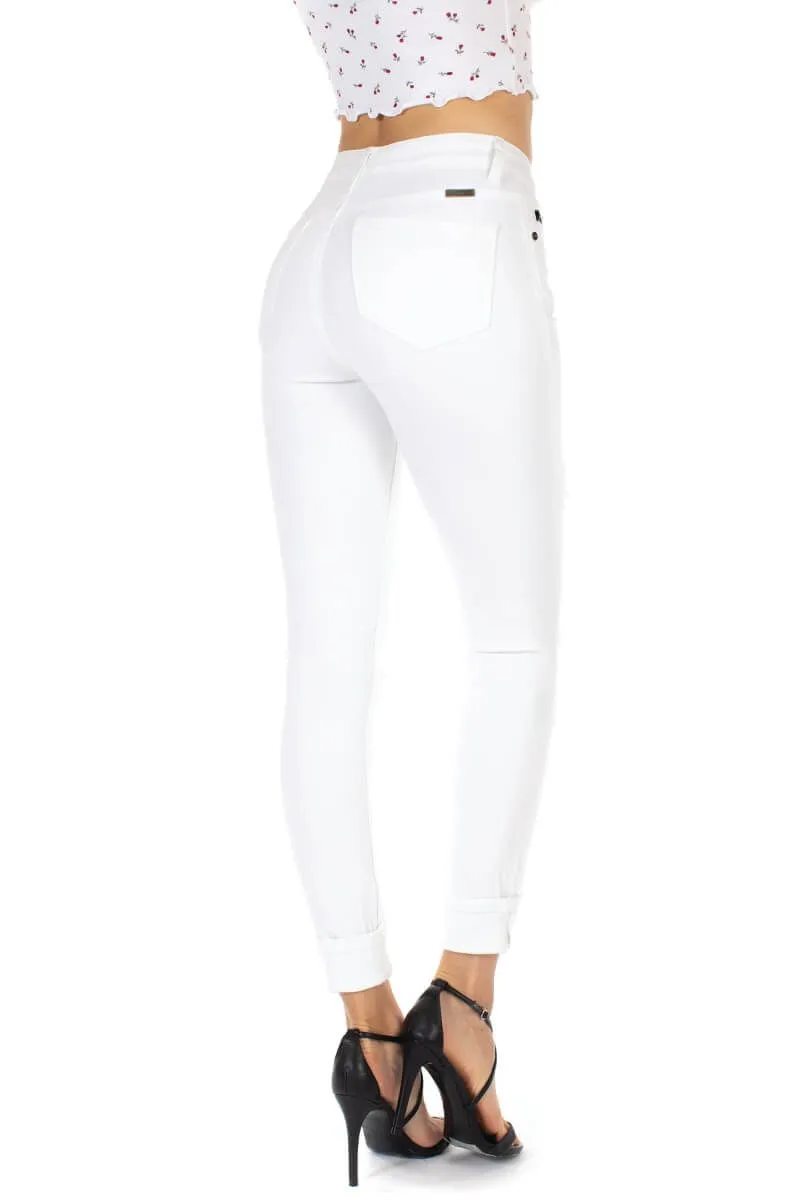 Aspermont High Rise Ankle Skinny Jeans-Black and White Available