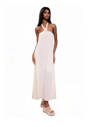 Augustina Dress with Metal Sun Embellishment - PREORDER