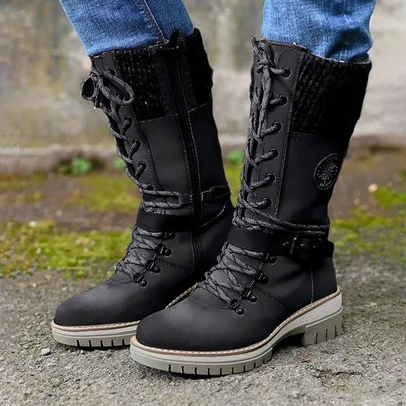 Avencea - Comfortable Women's Boots with Non-Slip Sole for Autumn and Winter