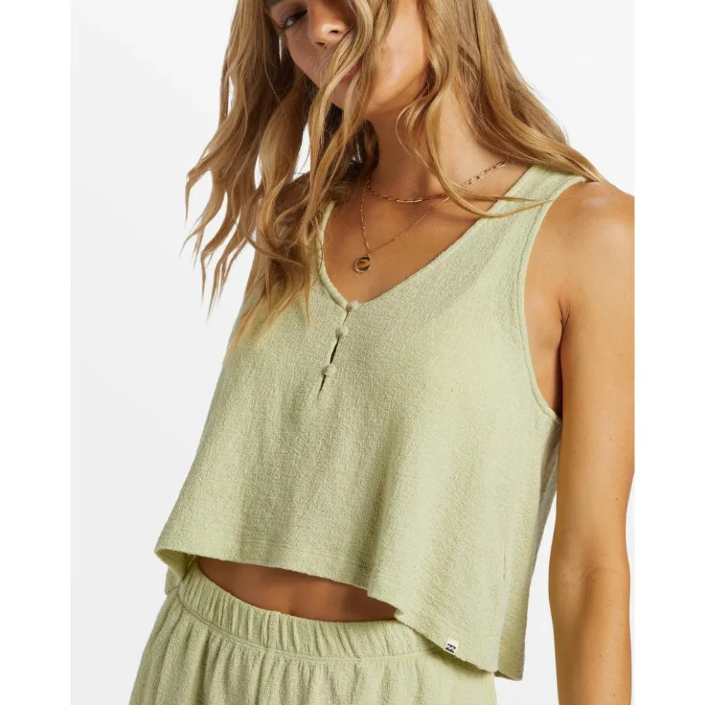 BILLABONG HARBOR BOXY TANK TOP LIGHT AVOCADO