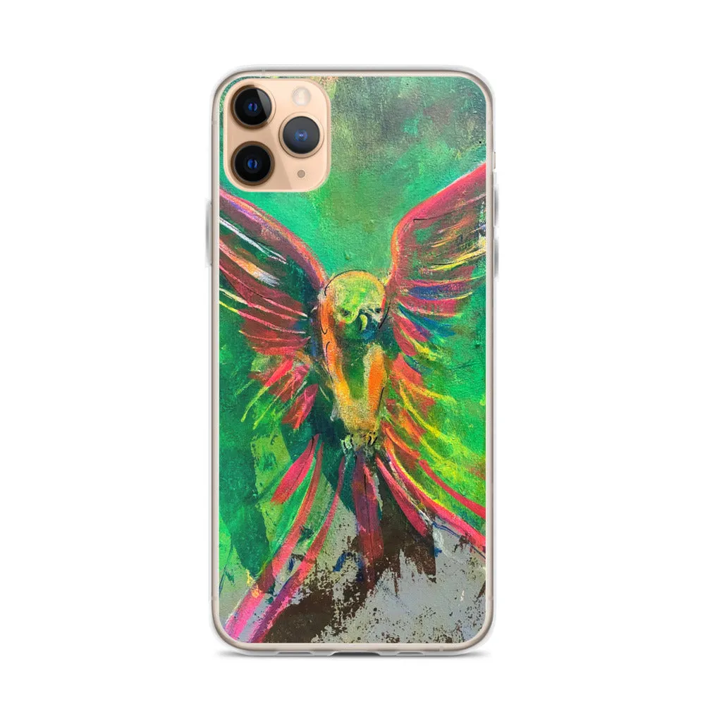 Bird from "The Resurrection" Mural iPhone Case