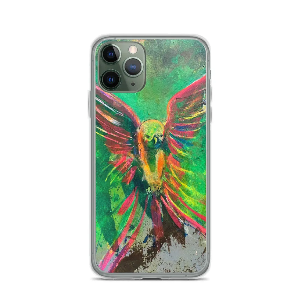 Bird from "The Resurrection" Mural iPhone Case