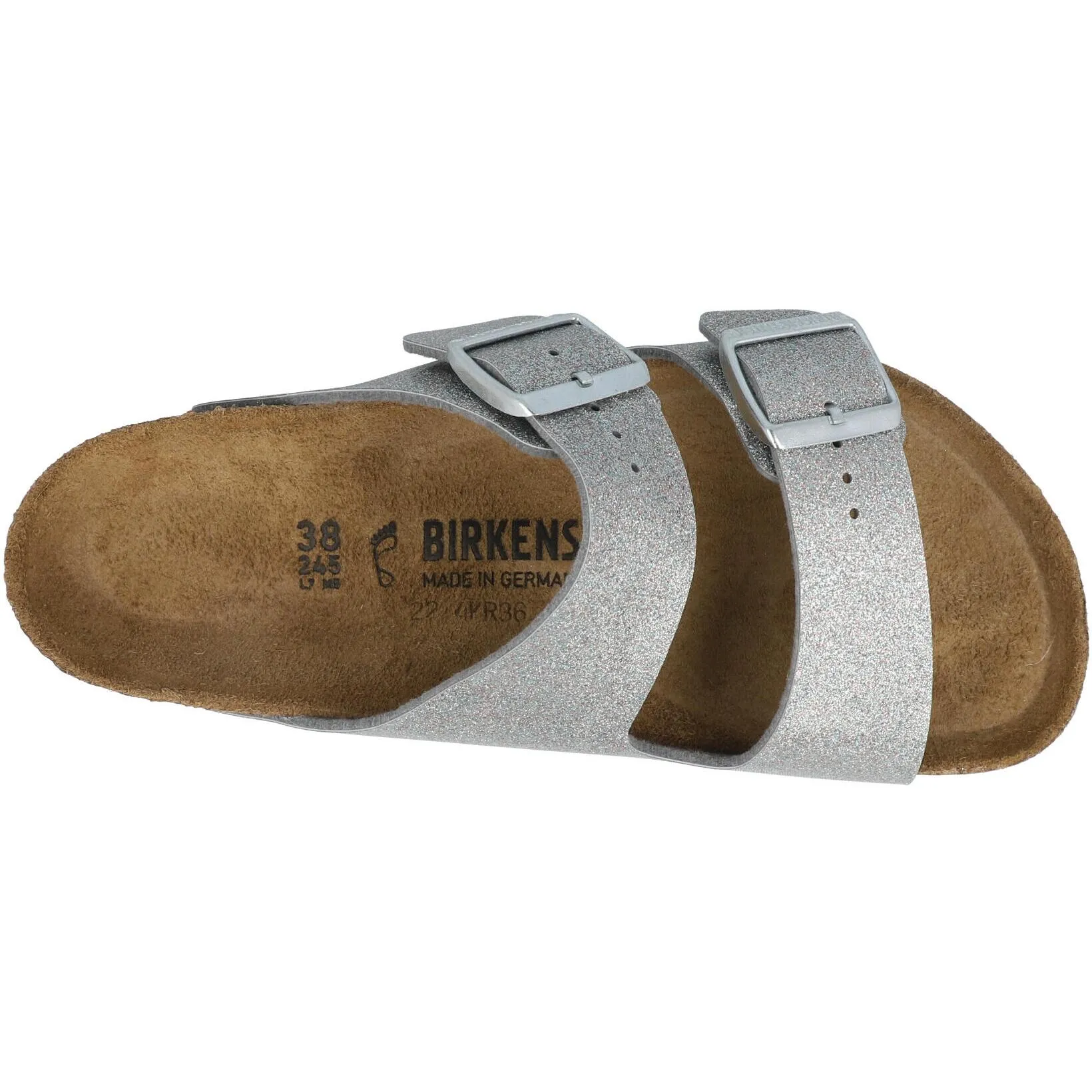 Birkenstock Arizona Kids Light Silver Sandals