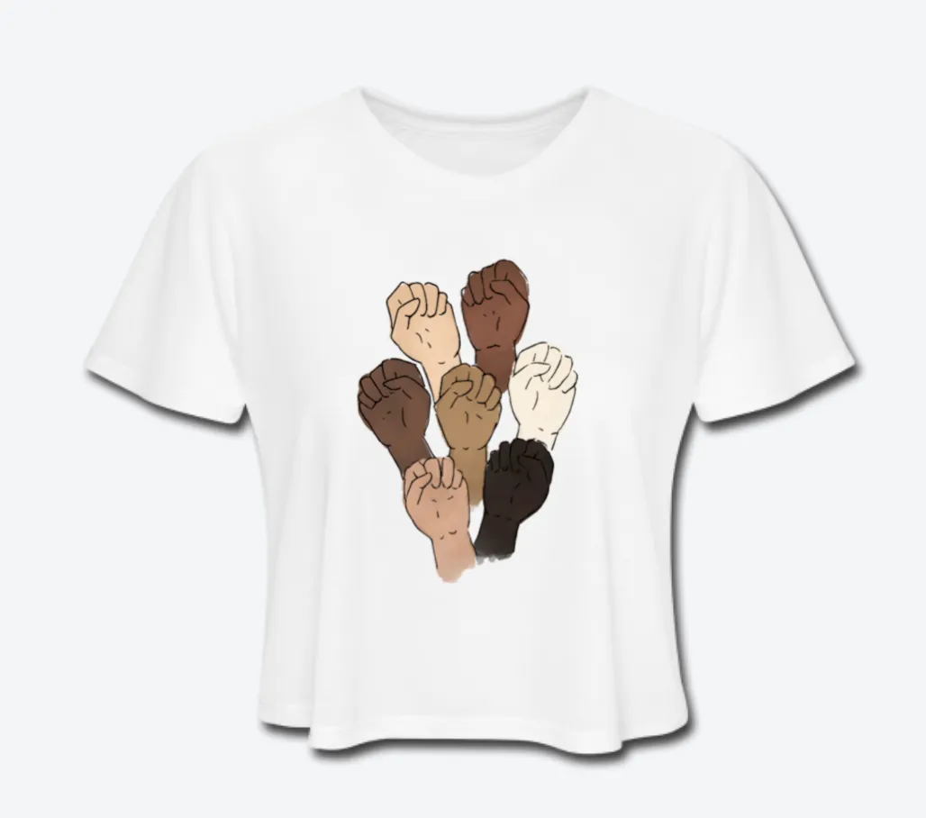 Black Lives Matter Women's Cropped Tee