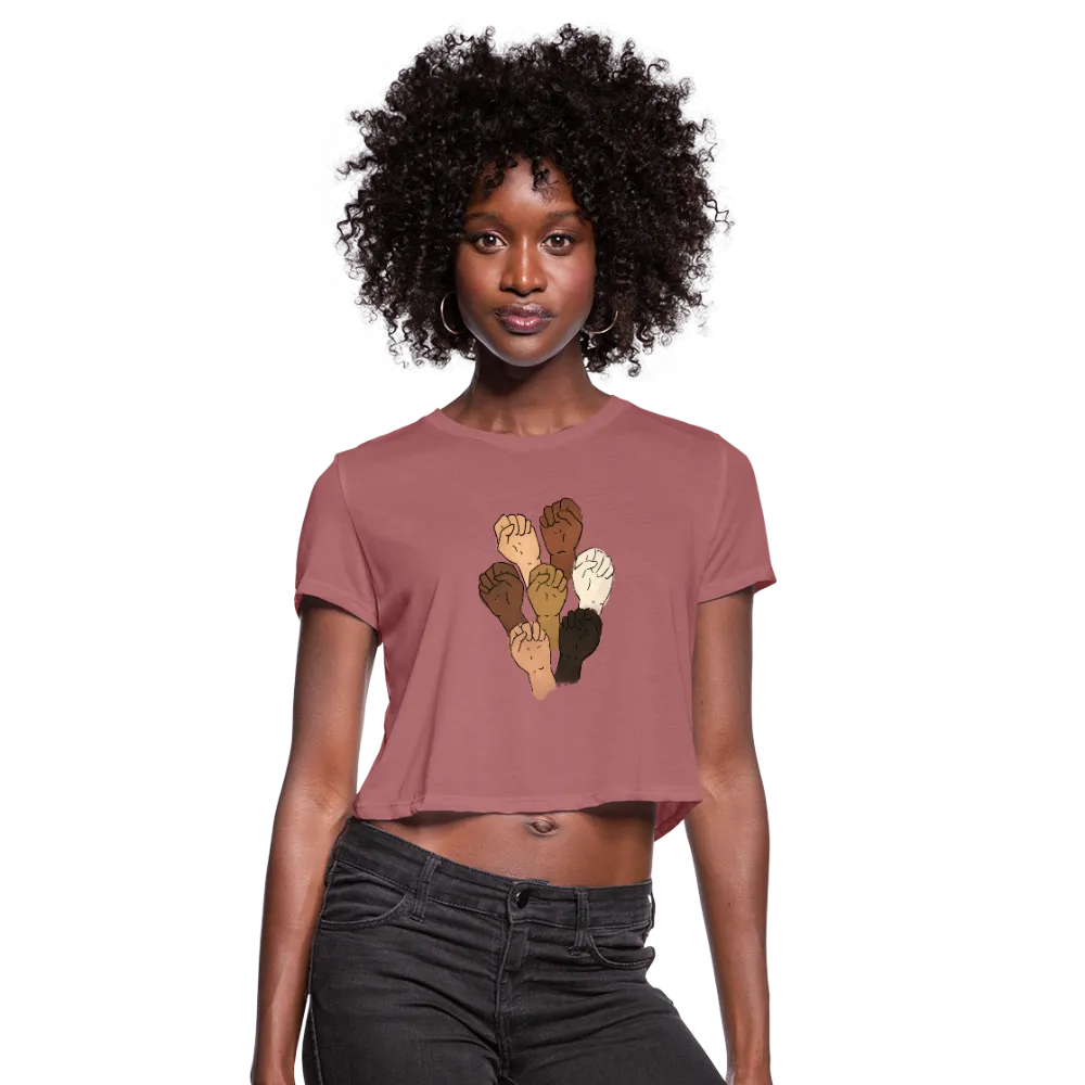 Black Lives Matter Women's Cropped Tee