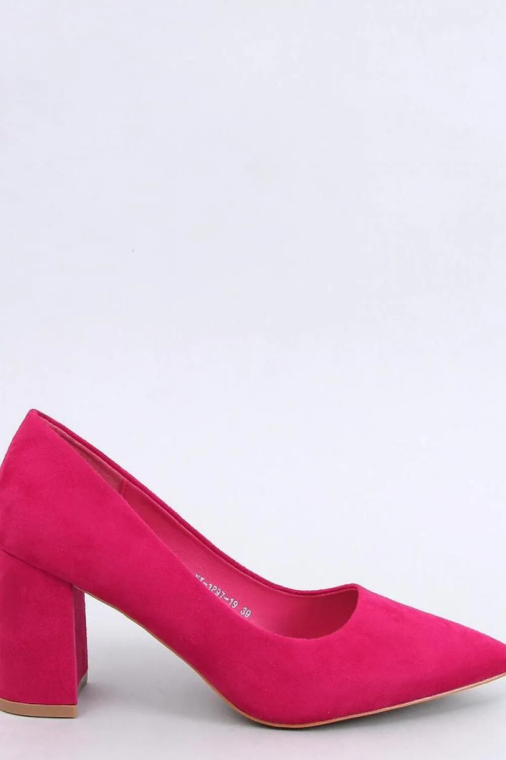 Block heel pumps