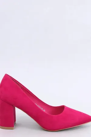 Block heel pumps
