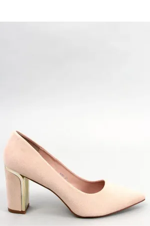 Block heel pumps