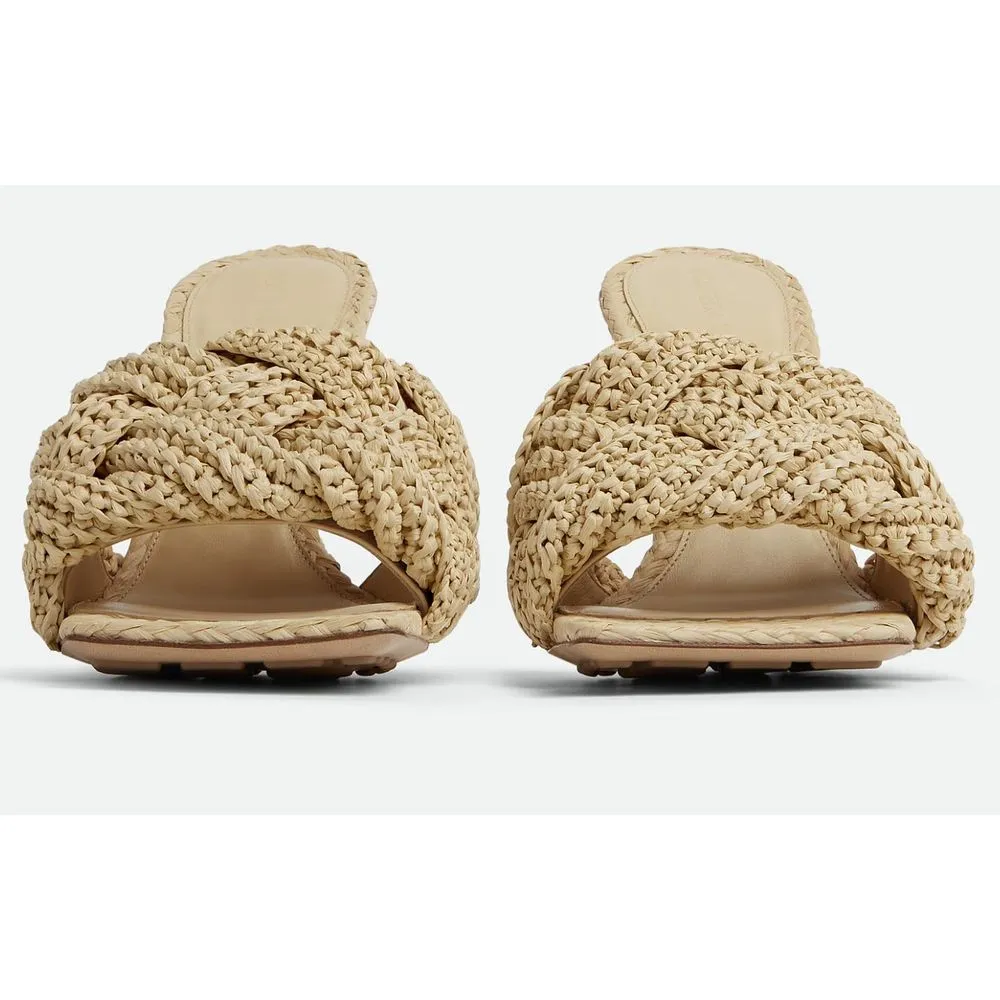 Bottega Veneta Yellow Jute Women Sandal
