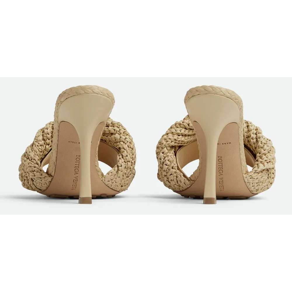 Bottega Veneta Yellow Jute Women Sandal