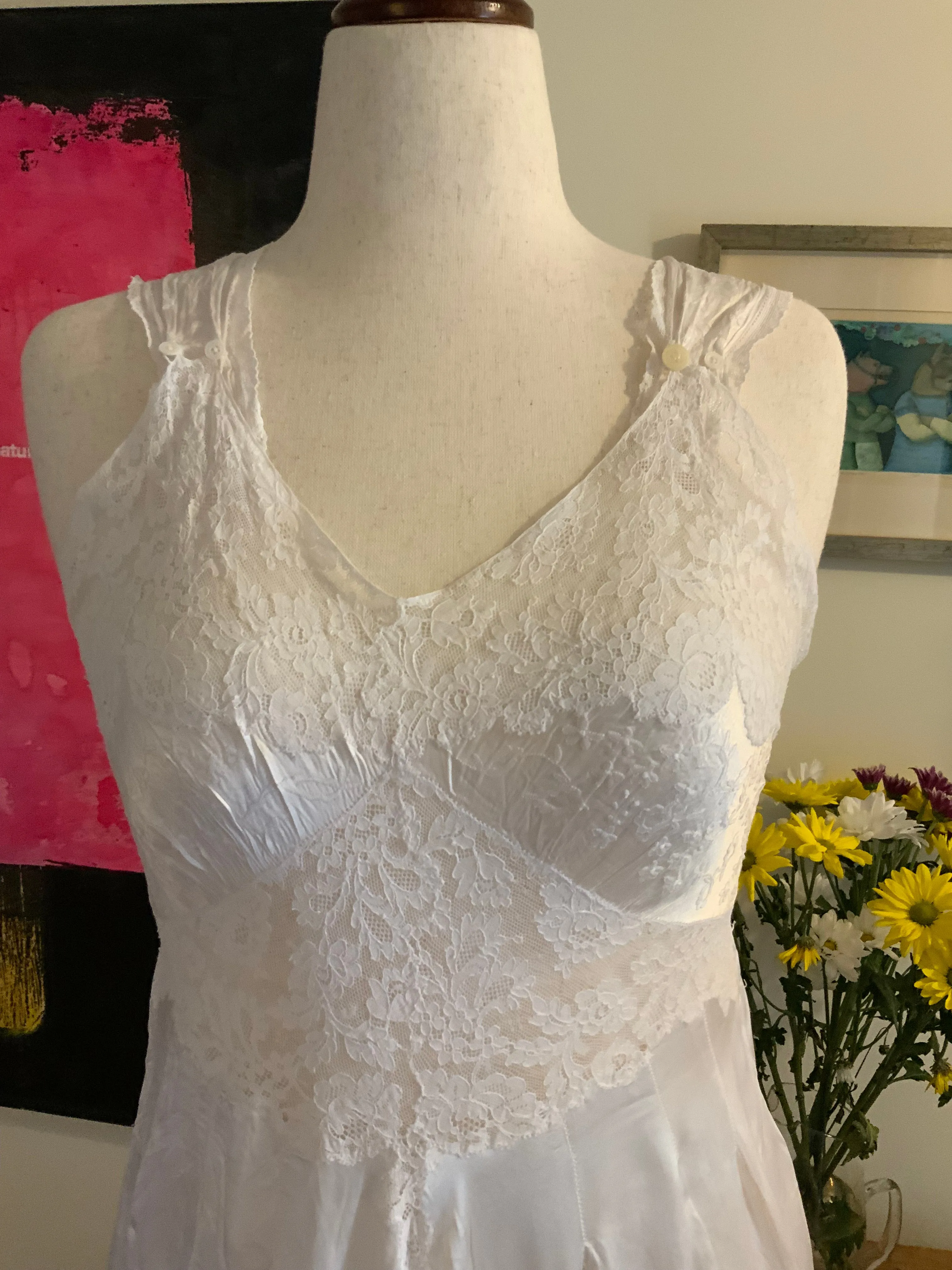 Bridal Nightgown - White - 50s - 50V