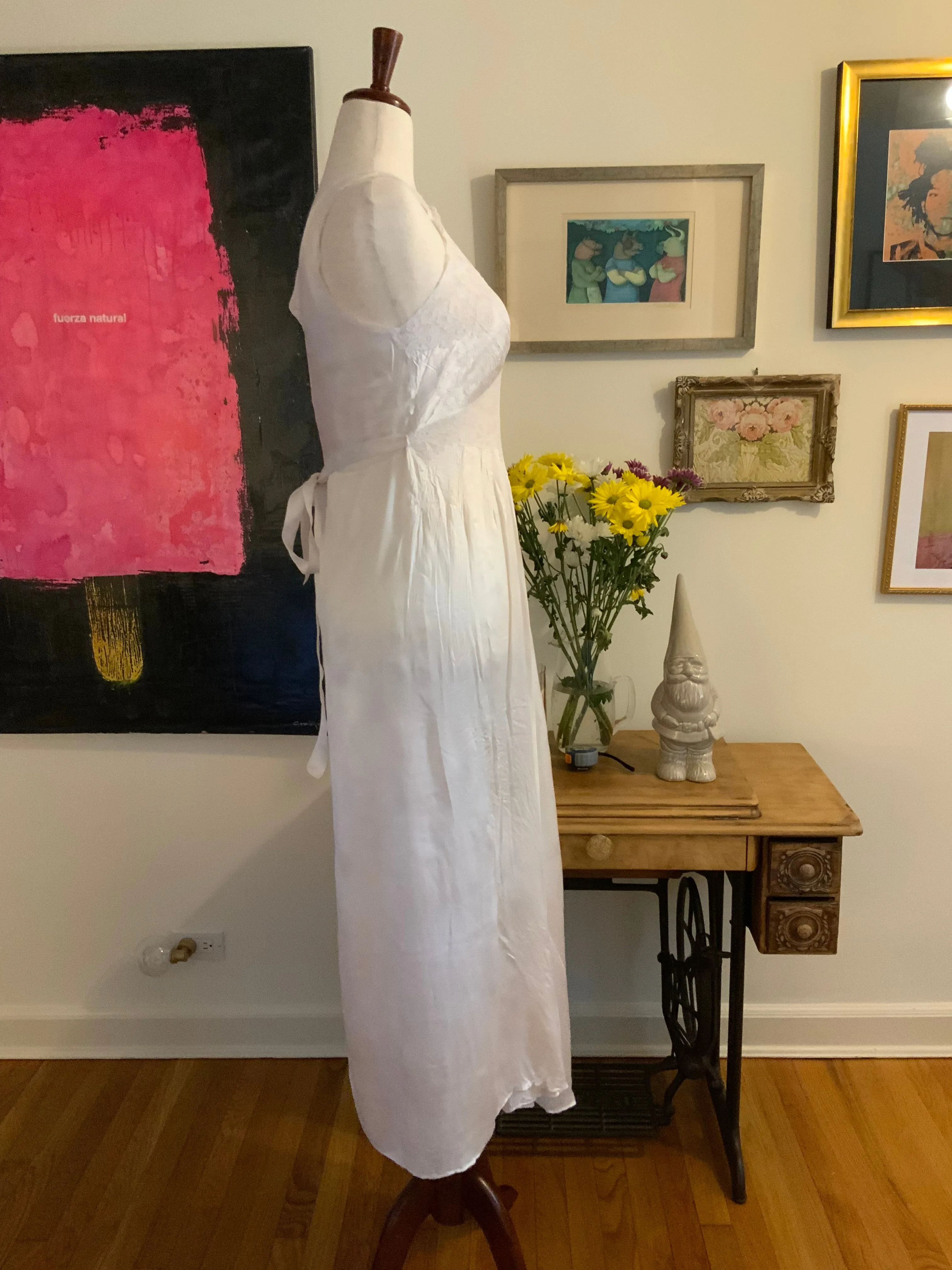 Bridal Nightgown - White - 50s - 50V