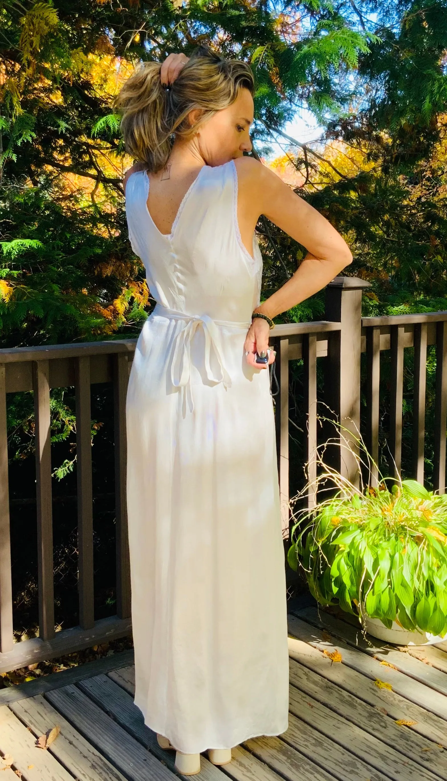 Bridal Nightgown - White - 50s - 50V