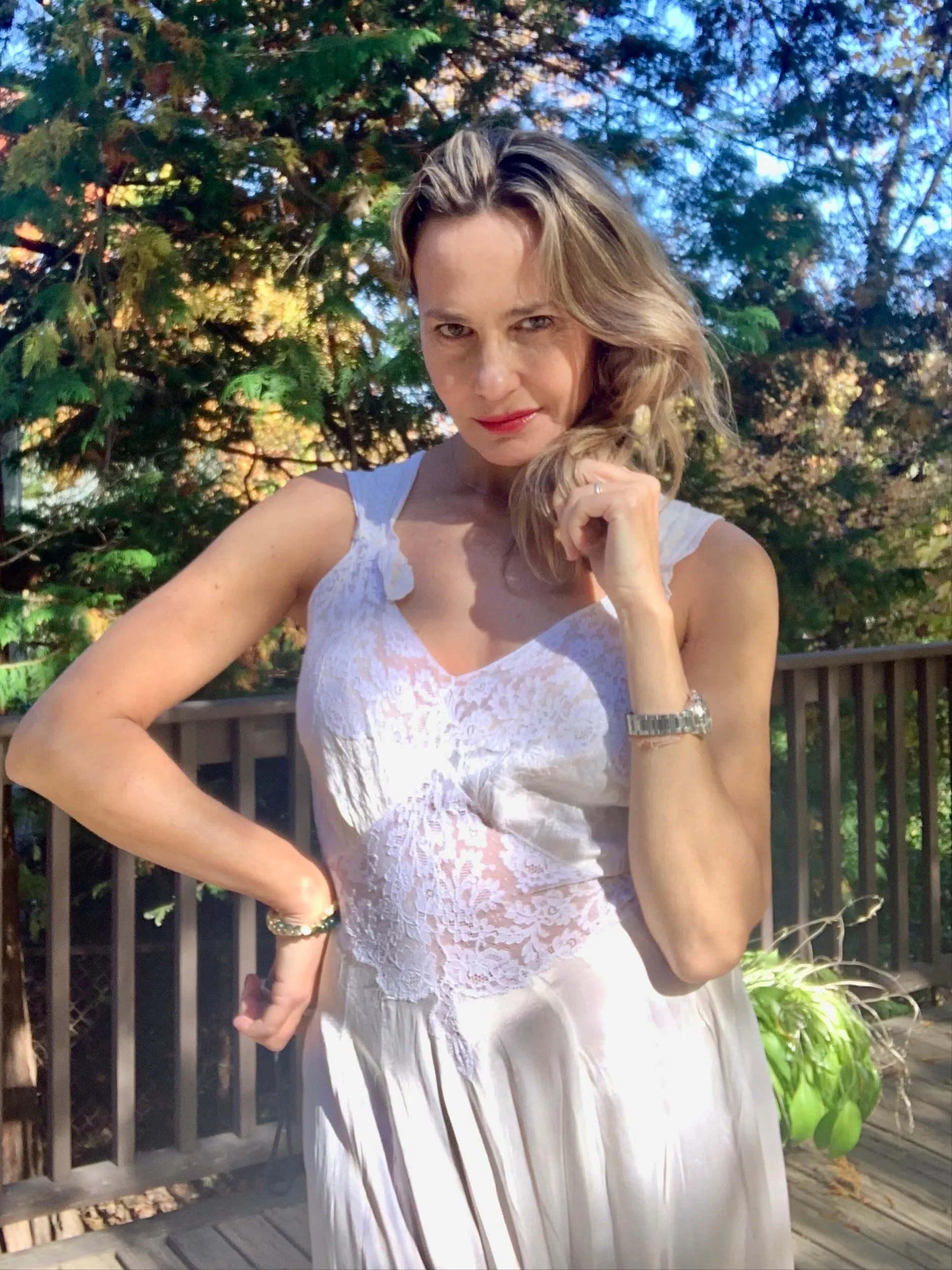 Bridal Nightgown - White - 50s - 50V