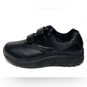 Brooks Men's Addiction Walker Black Leather Sneakers, Size 10 EE