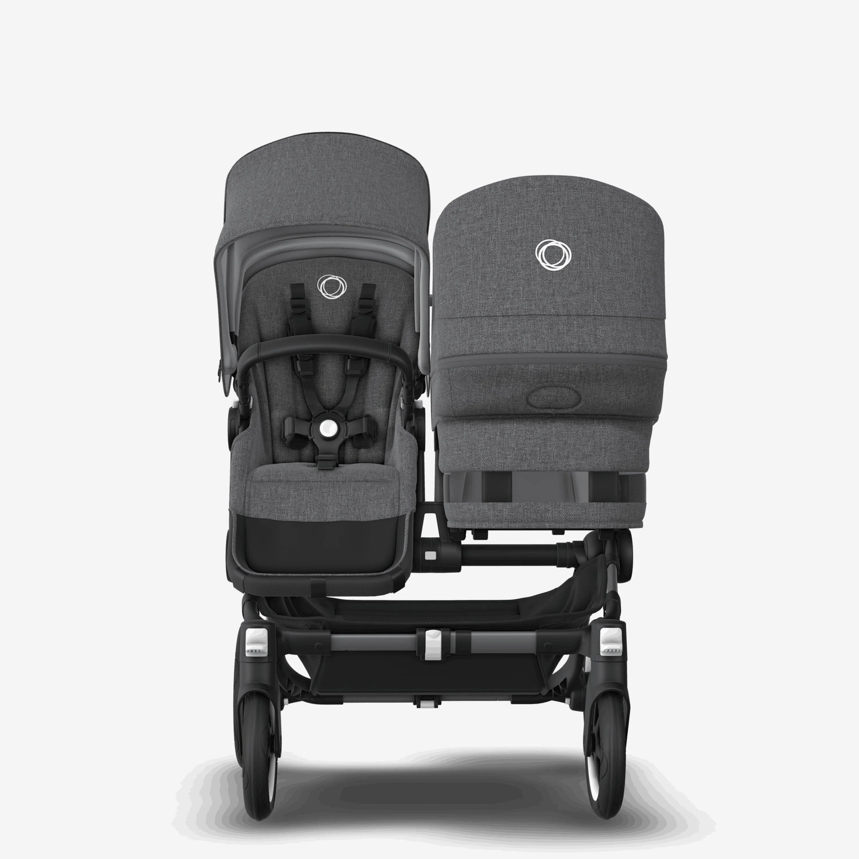 Bugaboo Donkey 5 Duo - Graphite/Grey Melange/Grey Melange