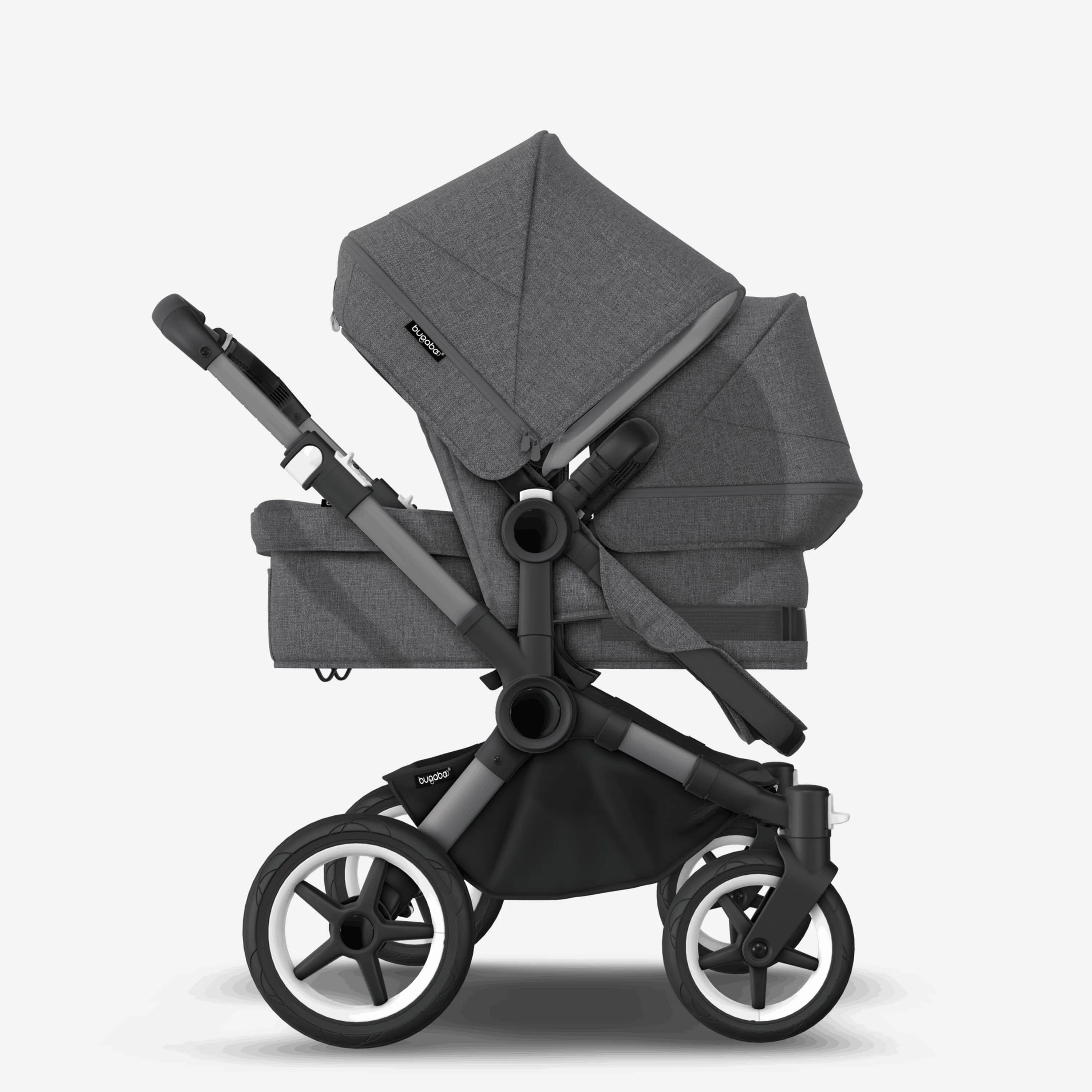Bugaboo Donkey 5 Duo - Graphite/Grey Melange/Grey Melange