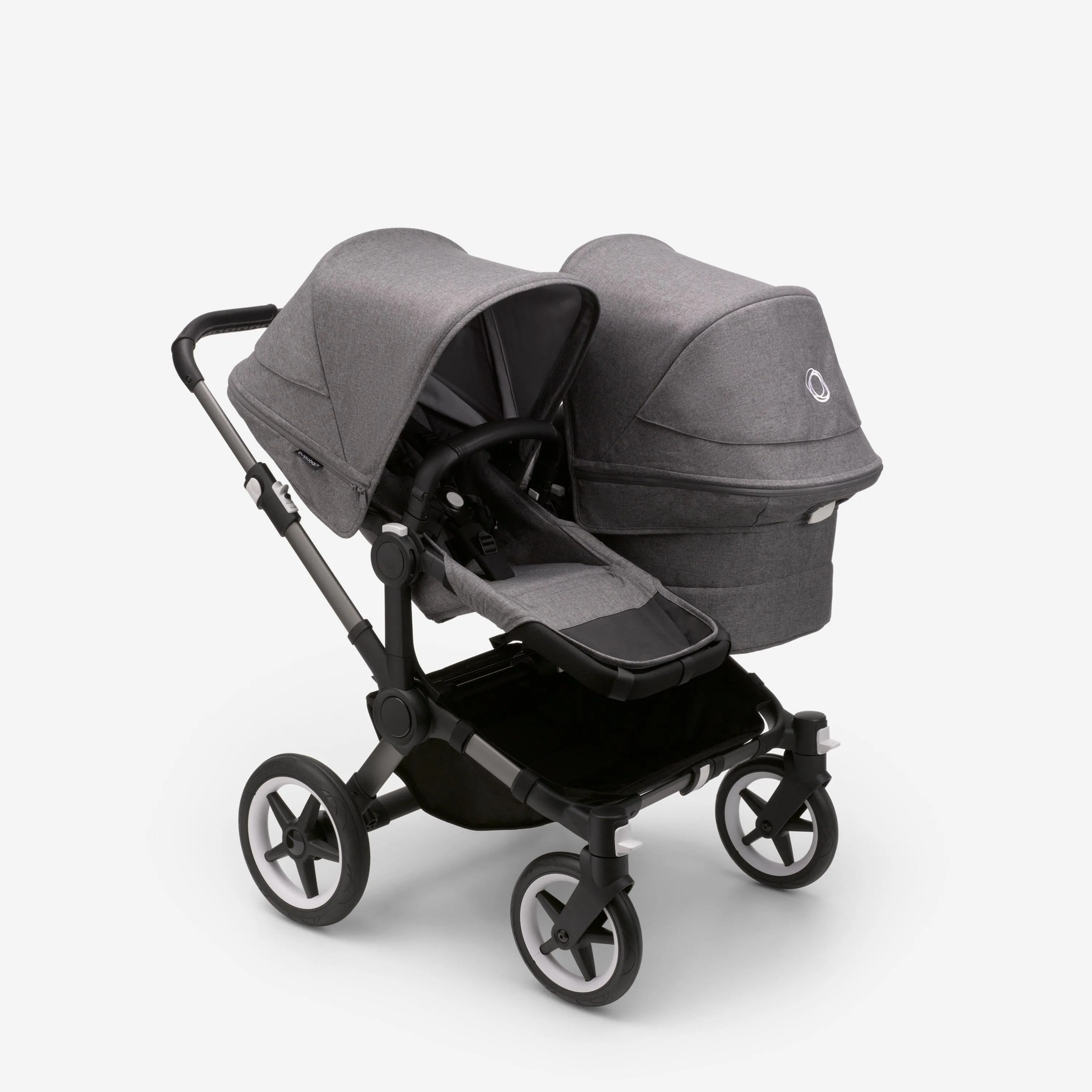 Bugaboo Donkey 5 Duo - Graphite/Grey Melange/Grey Melange