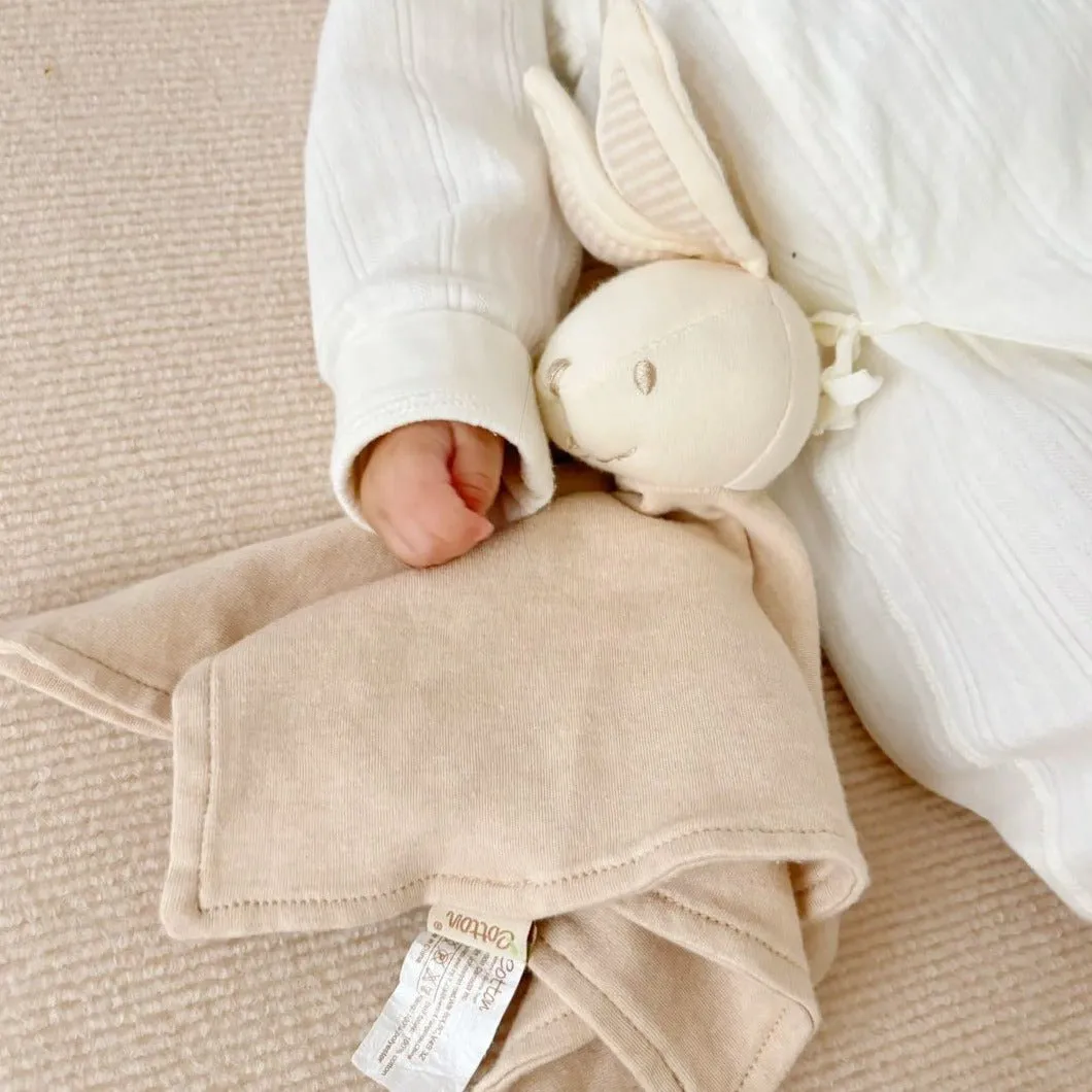 Bunny Rabbit Lovey: Cozy Organic Infant Comforter