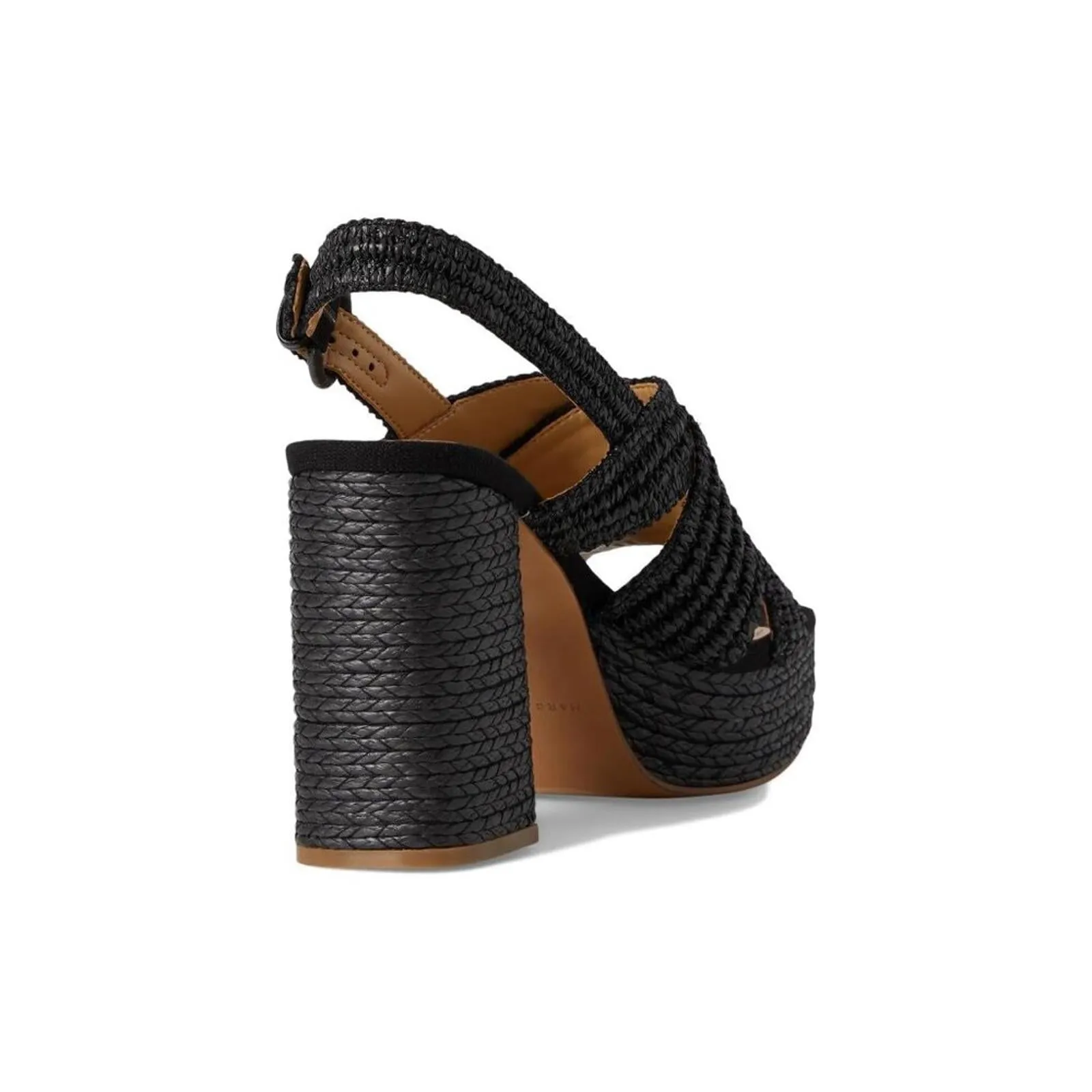 Caddy Black Heeled Sandals