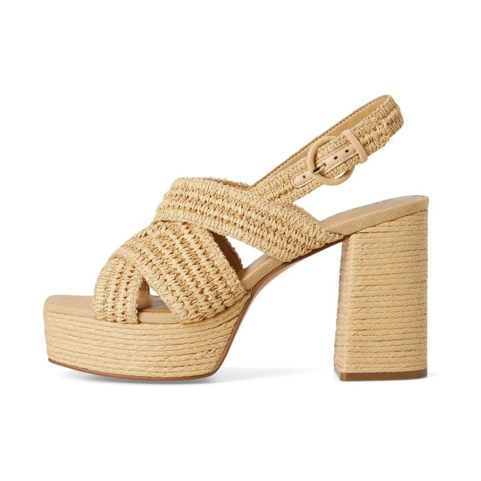 Caddy Light Natural Heeled Sandals