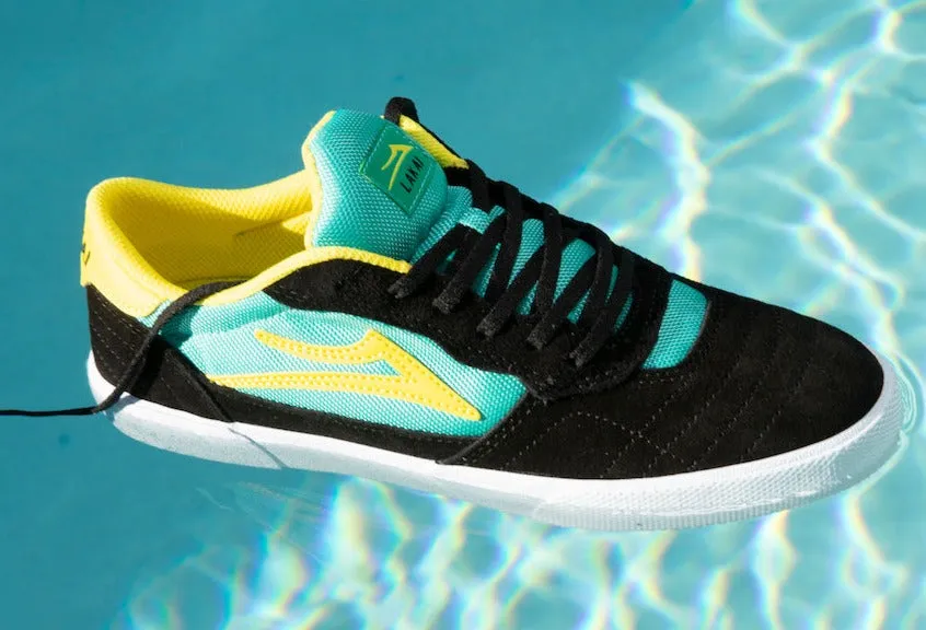 Cambridge - Black/Teal Suede